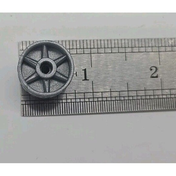 K'NEX Hub 18mm Grey 0.7" Gray Silver Lot Of 4 Replacement Parts Replace Pieces - Picture 6 of 6